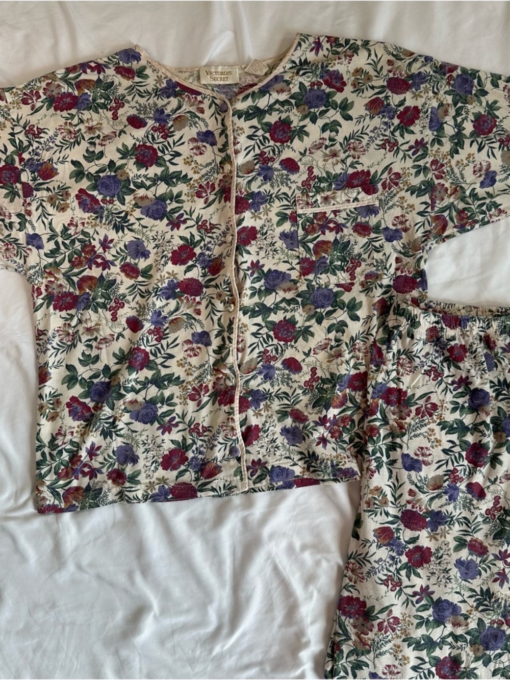 Victoria's Secret Vintage Floral Pajama Set